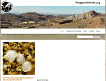 Tablet Screenshot of pangeaminerals.org
